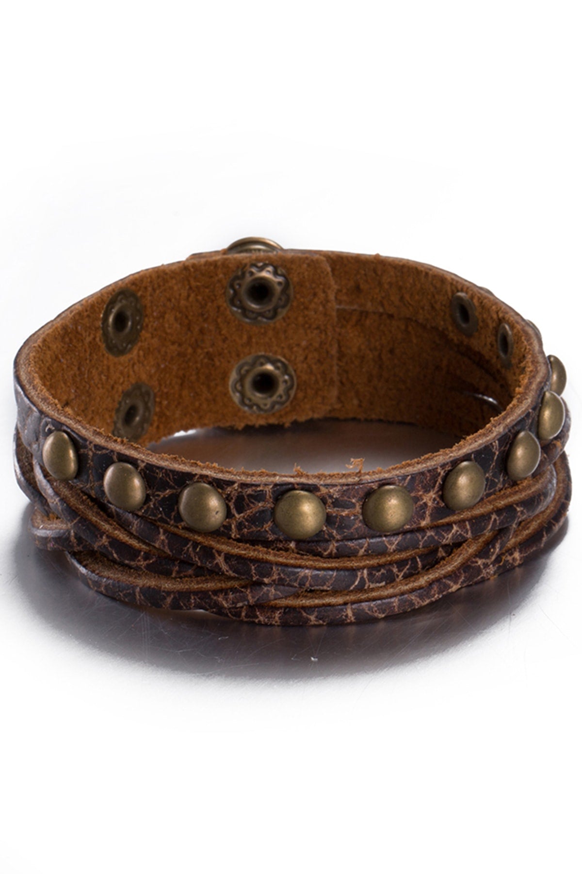 Vintage Fashion Alloy Silver Button Bracelet