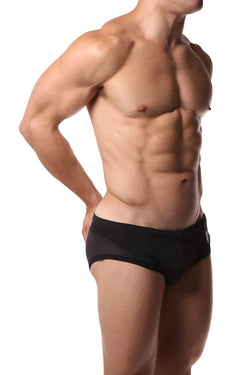 Freedom Reigns Black & Charcoal Swimwear thumbnail 1