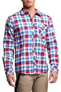 Something Strong Red Something Valid Button-Up thumbnail 1