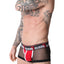 Cell Block 13 Red Dark Room Backless Jock Trunk