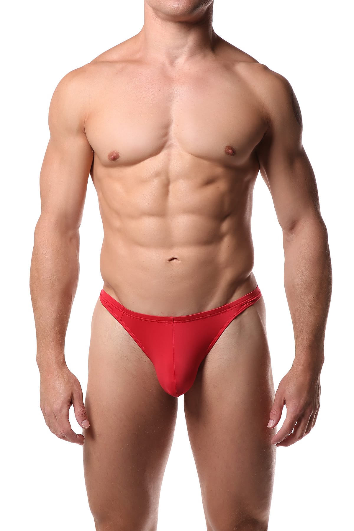 Manview Red Pouch Boy Bikini