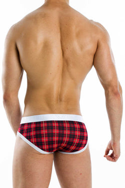 Modus Vivendi Red Tartan Brief thumbnail 3