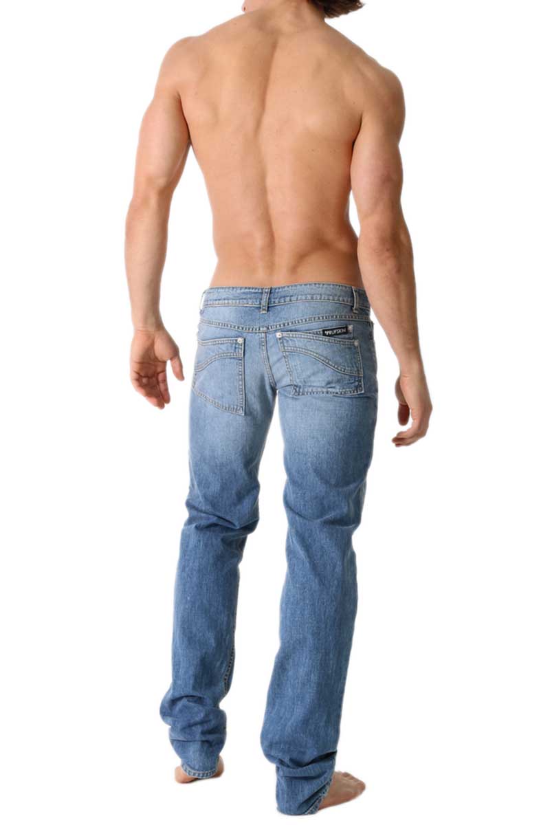 Rufskin Faded Blue Donovan Distressed Denim Jeans