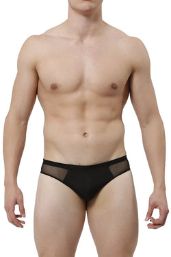 No Limits Black Mesh Panel Brief thumbnail 1