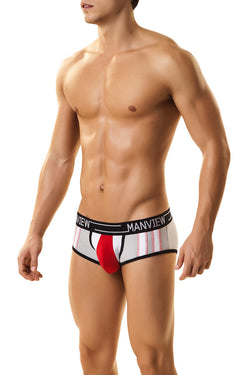 Manview Red & White Fraternity Brief thumbnail 2