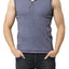 Jocko Denim Blue Sleeveless Lounge Hoodie