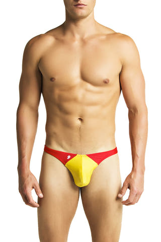 Joe Snyder Red/Yellow Thong