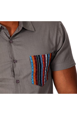 00 Nothing Grey Tribal Tim Button-Up thumbnail 4