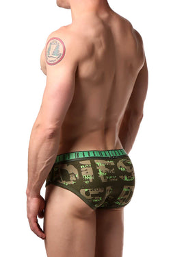 Diesel Olive-Green Rico Brief thumbnail 2