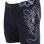 Sly Black & Silver Octopus Boxer Brief - Long