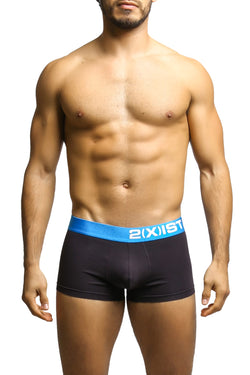 2(X)IST Black & Blue Electric Cotton Stretch Trunk thumbnail 1