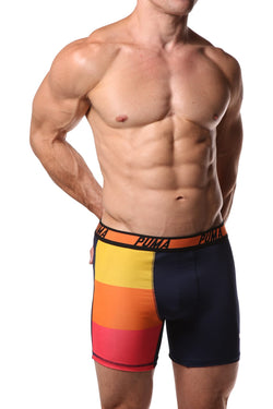 PUMA Navy & Orange Multi Side Panel Boxer Brief thumbnail 2