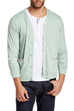 Filthy Etiquette Green Charlie Cardigan thumbnail 1