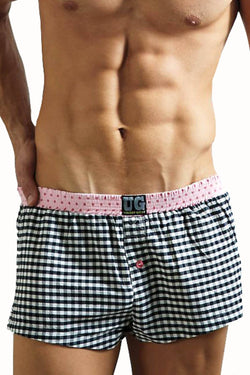 Undergear Black/White/Pink Daddy Boxer Short thumbnail 1