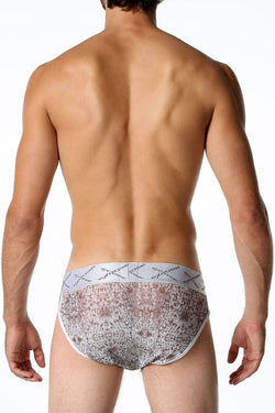 Expose Grey Low-Rise Sheer Brief thumbnail 3