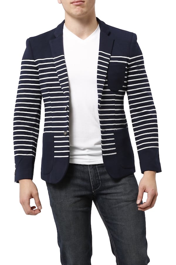 Smash Navy Stripe Texas Jacket