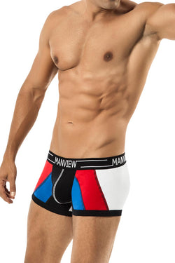 Manview White Stretch Cotton Spectrum Boxer thumbnail 2