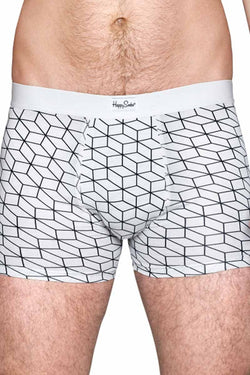 Happy Socks White Optic Boxer Brief thumbnail 1