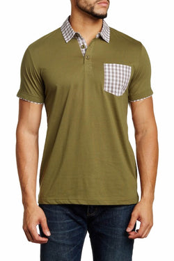 Filthy Etiquette Olive Mason Polo thumbnail 1