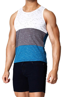 Timoteo Grey & Turquoise Morro Bay Tank thumbnail 2