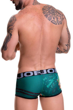 Jor Green Printed Brooklyn Boxer-Trunk thumbnail 2