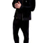 Jor Black Velvet Zip-Jacket