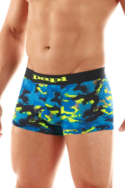Papi Green Camoflague Microflex Brazilian Trunk thumbnail 1