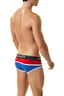 Manview Red & Blue City Boy Brief thumbnail 3