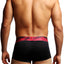 Papi Black/Red Contrast Microfusion Performance Brazilian Trunk 2-Pack