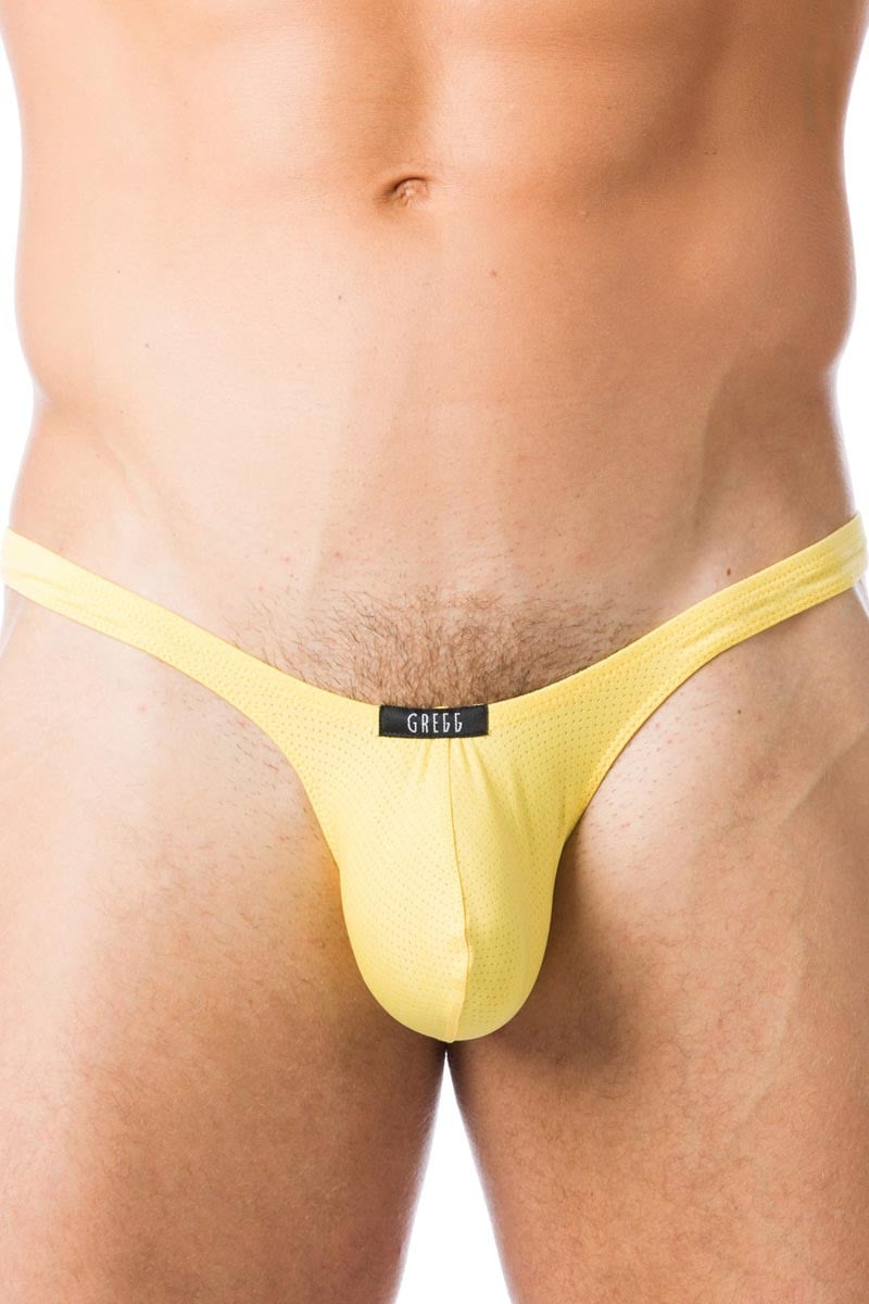 Gregg Homme Yellow Charged Thong