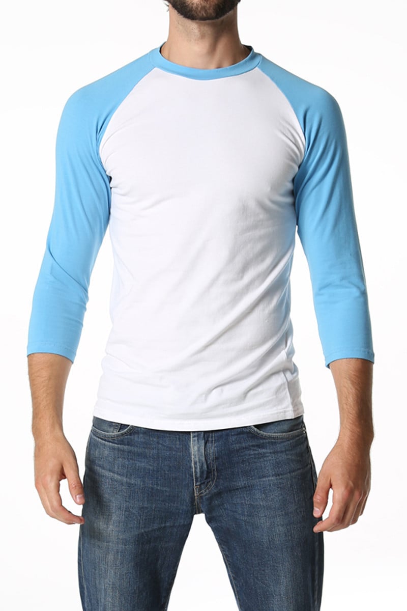 CheapUndies Sky Blue Raglan Shirt