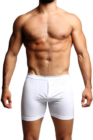 Joe's Jeans White & Silver Boxer Brief