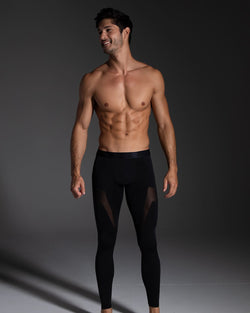 5=TEN Physiotech Mesh Panel Legging in Black thumbnail 1