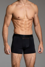 5=Ten Black Mesh Athletic Trunk