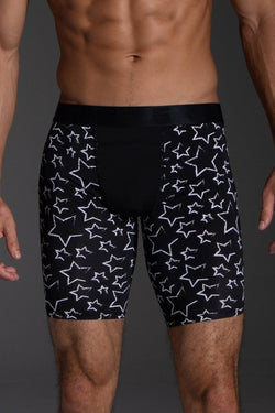 5=Ten Black Stars No Stripes Boxer Brief thumbnail 1