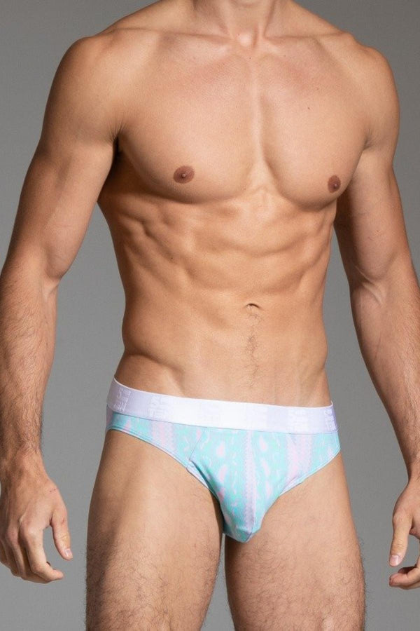 5=Ten Neon Snake Bikini Brief