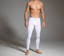 5=Ten White Mesh Legging thumbnail 2