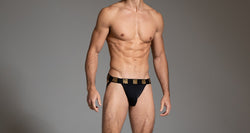 5=ten Black Jockstrap thumbnail 2
