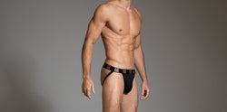 5=ten Black Jockstrap thumbnail 3