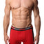 PUMA Black & Red Solid Side Panel Boxer Brief