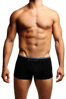 2-Pack Papi Black & Charcoal Solid Stretch Brazilian Trunks thumbnail 2