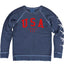 Rxmance Unisex Navy Blue USA Sweatshirt