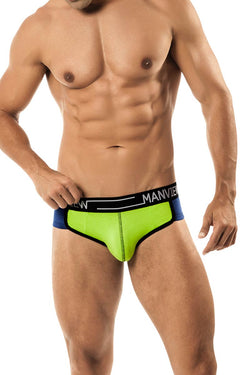 Manview Green Cotton Calor Brief thumbnail 1