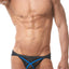 Gregg Homme Black X-OTIK Italian Mesh C-Ring Brief