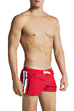 CheapUndies Red Striped Runner Short thumbnail 1
