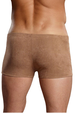 Male Power Nude Stretch Suede Mini-Trunk thumbnail 2