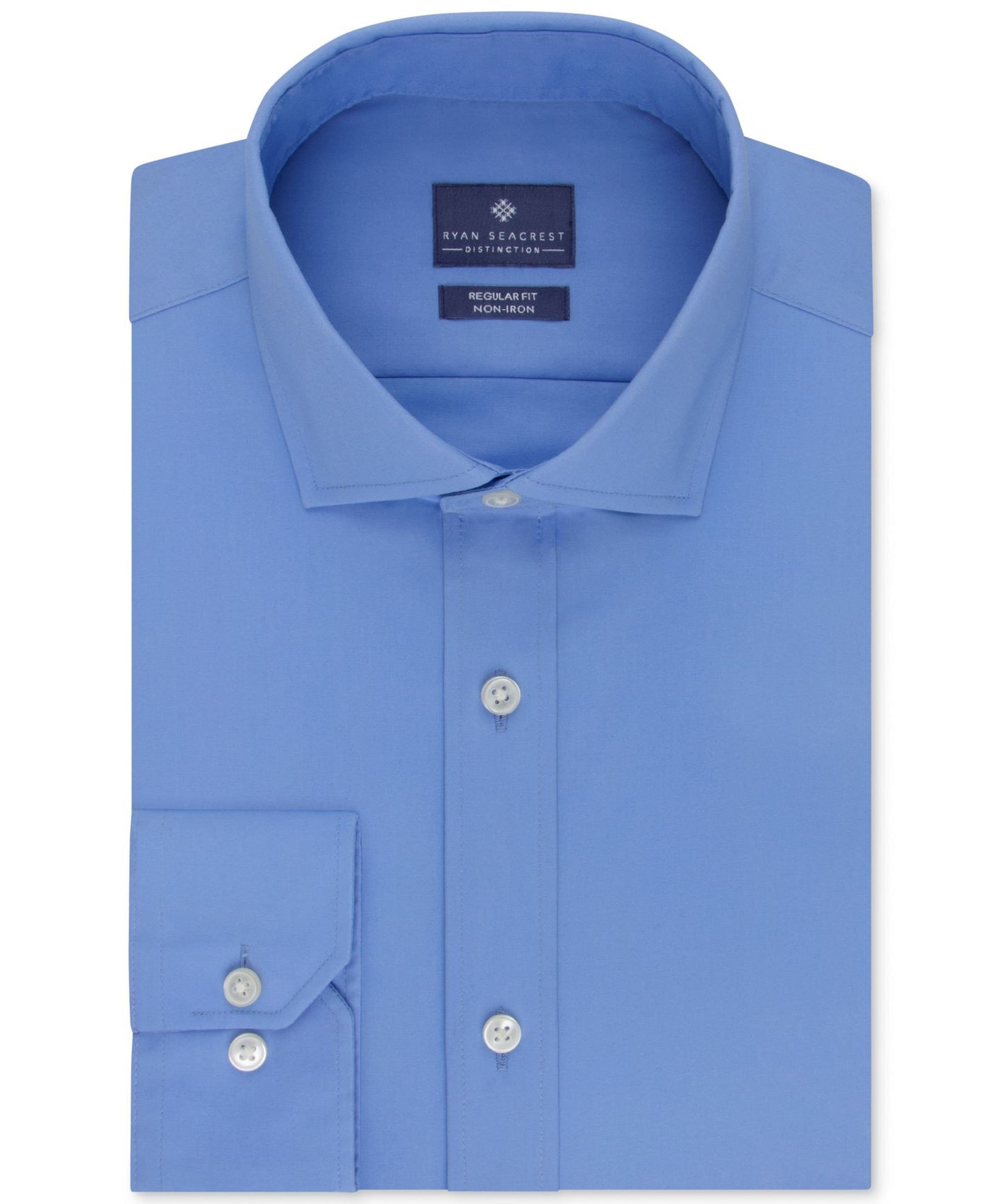 Ryan Seacrest Distinction Non-Iron Solid Dress Shirt
