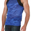 Timoteo Blue Covert Harness Tank Top