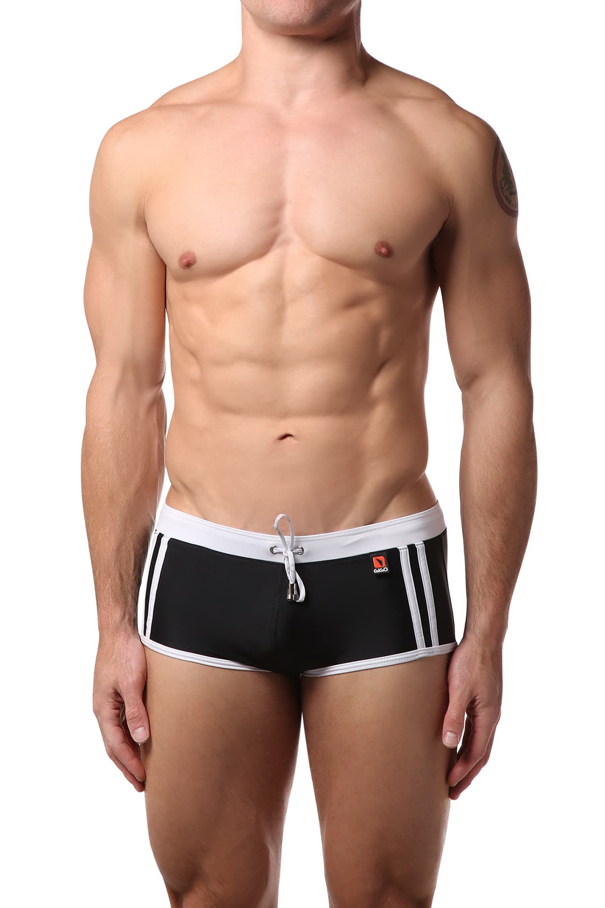 Gigo Black & White Active Swim Boxer