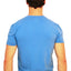 Ken Wroy Blue NY Skyline V-Neck Tee